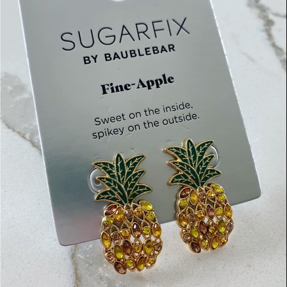 Sugarfix by Baublebar Pineapple earrings - Picture 1 of 2